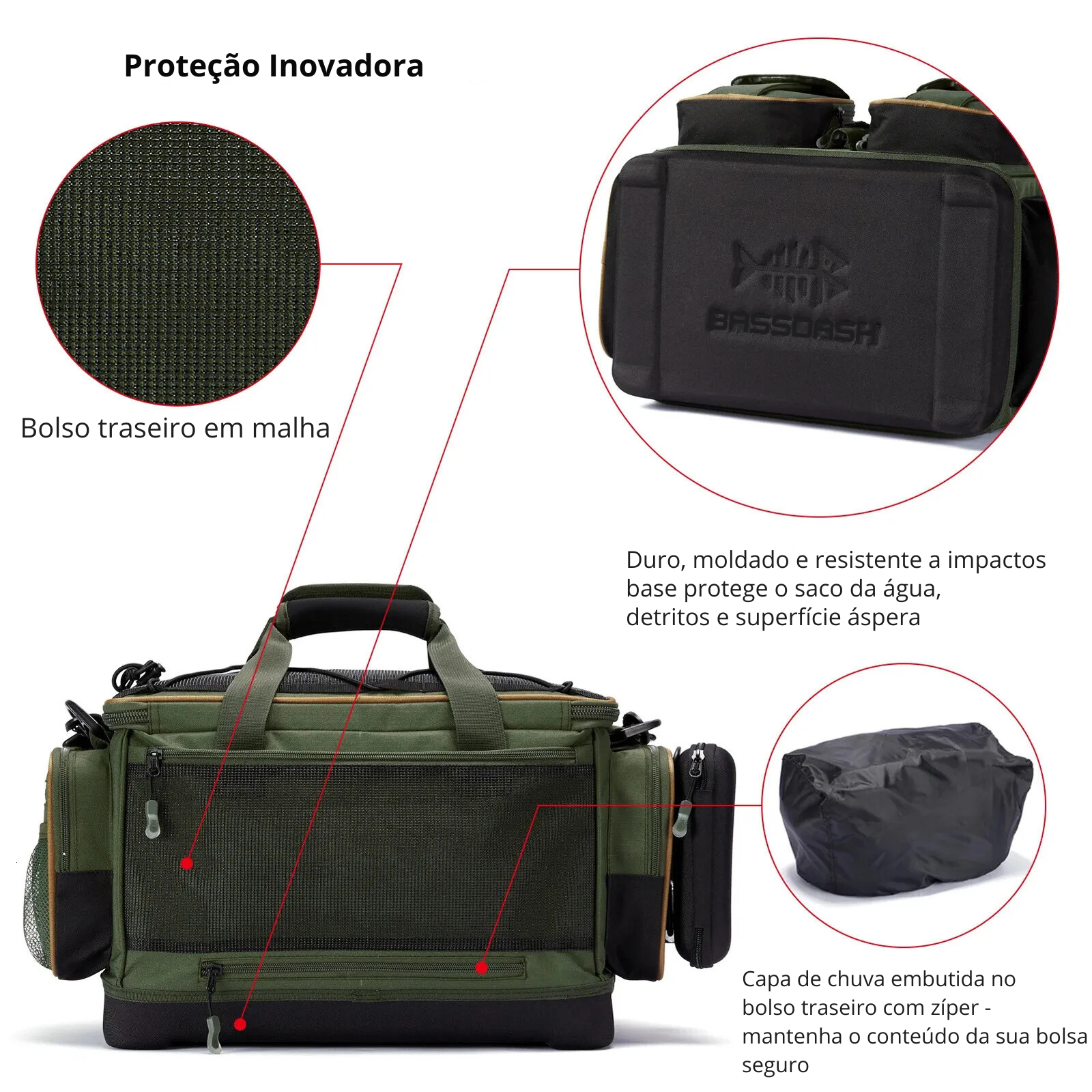 Bolsa De Pesca Porta Apetrecho